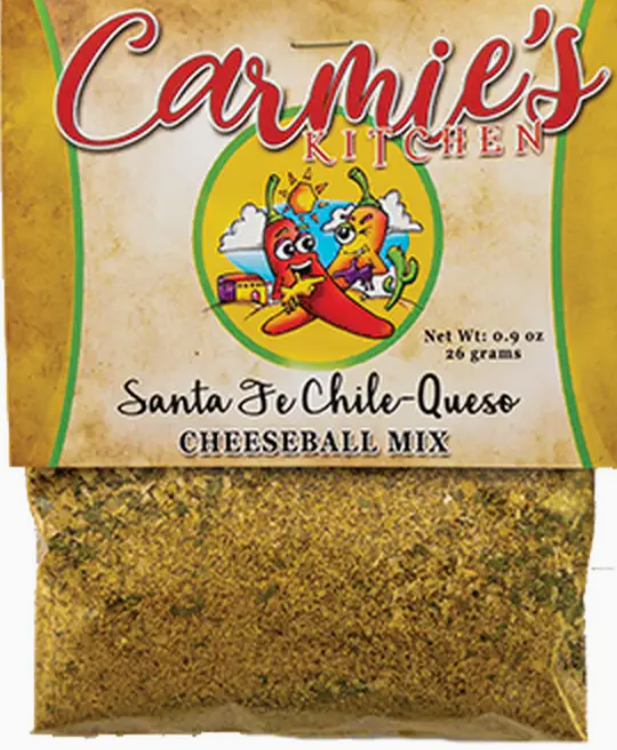 Carmie's Santa Fe Chile Queso Appetizer Cheeseball