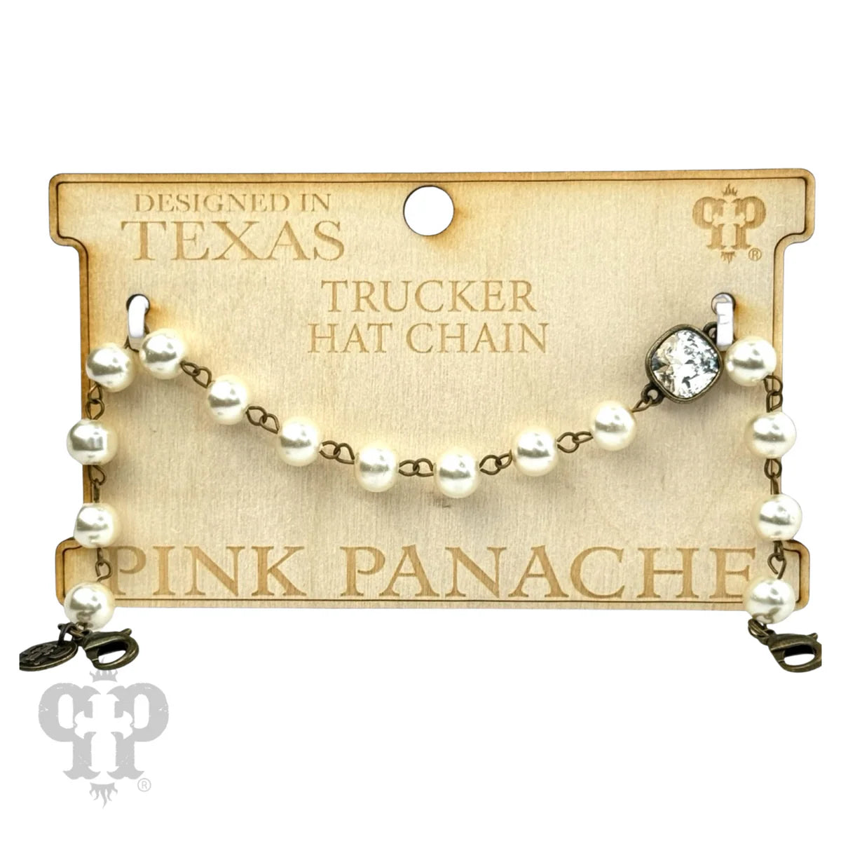 Trucker Hat Pearl Chain