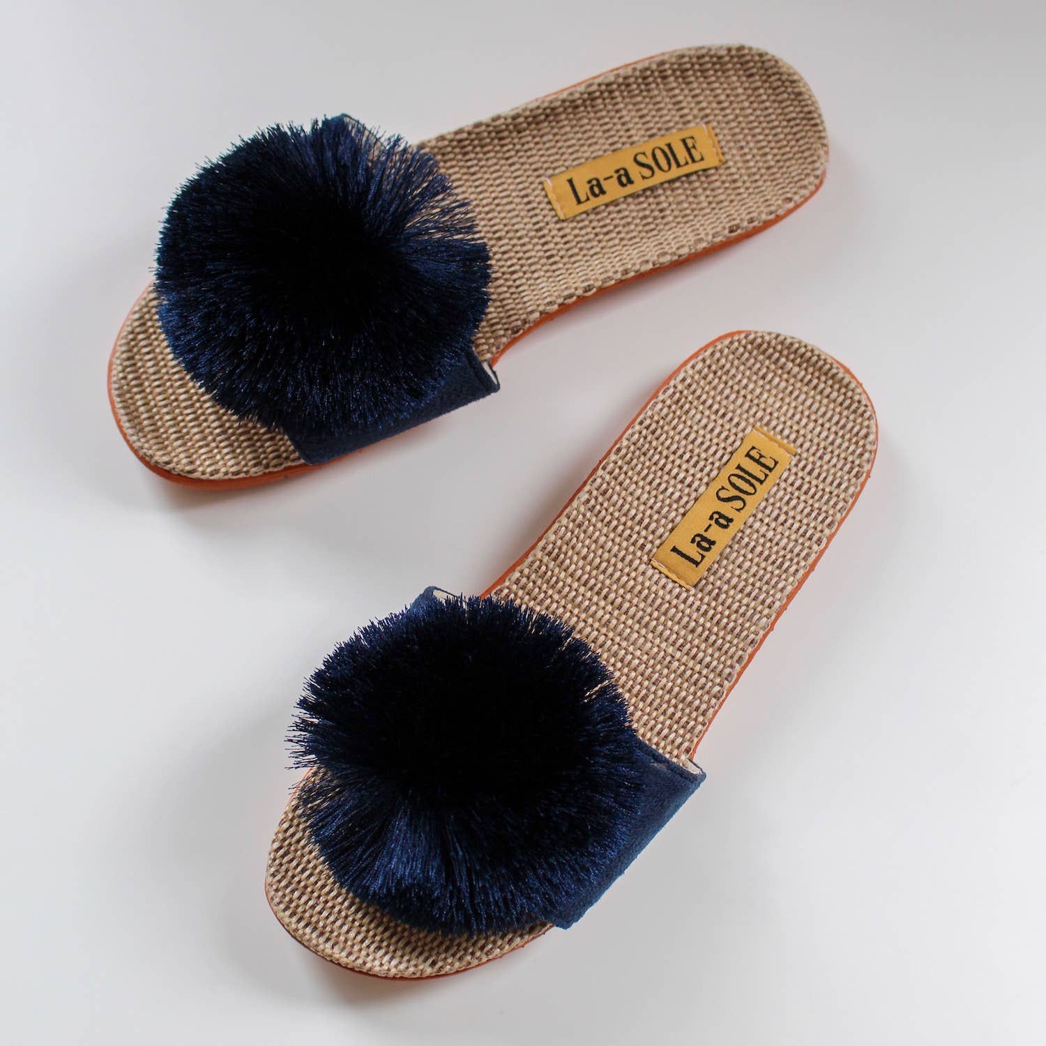 Pom Pom Slides | Navy