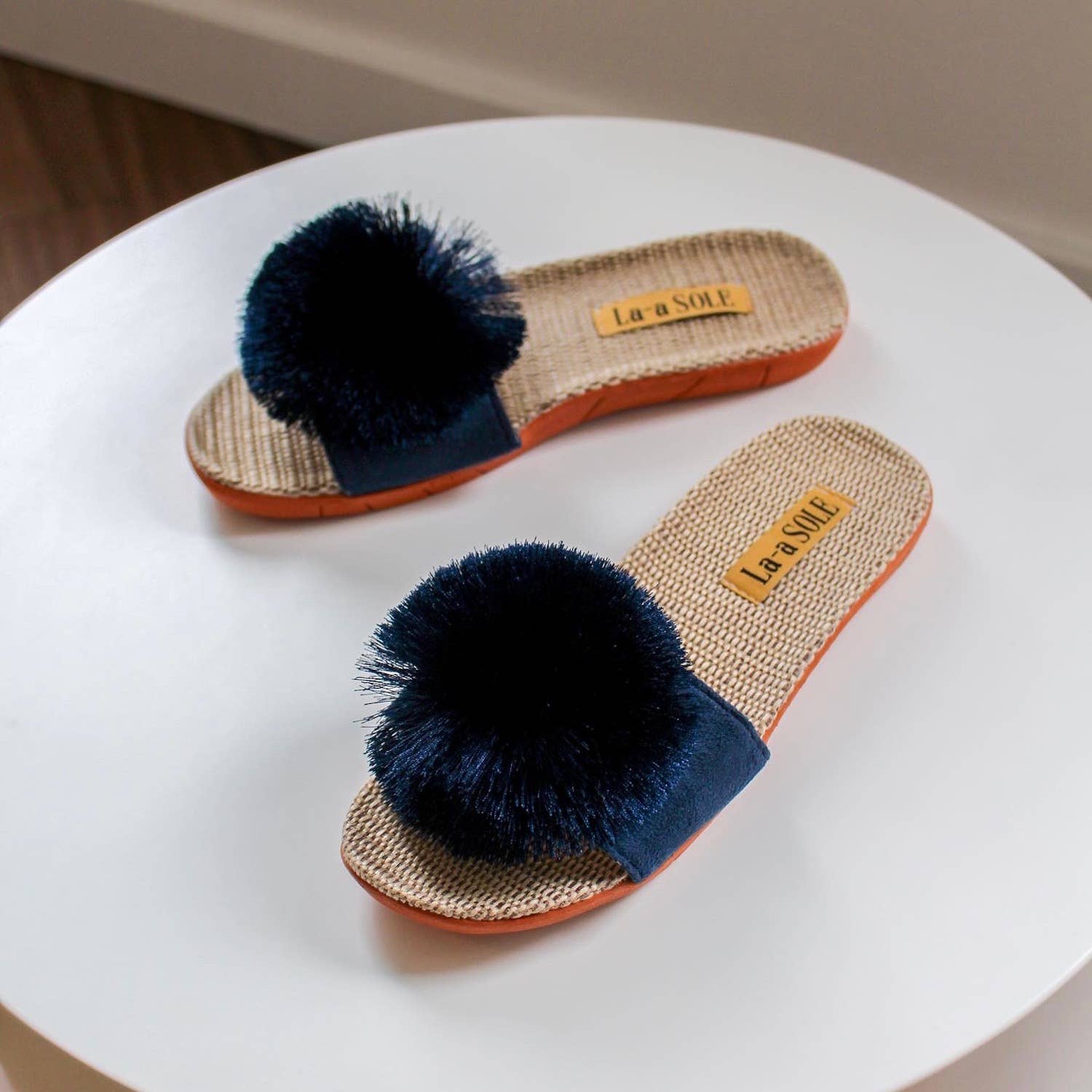 Pom Pom Slides | Navy