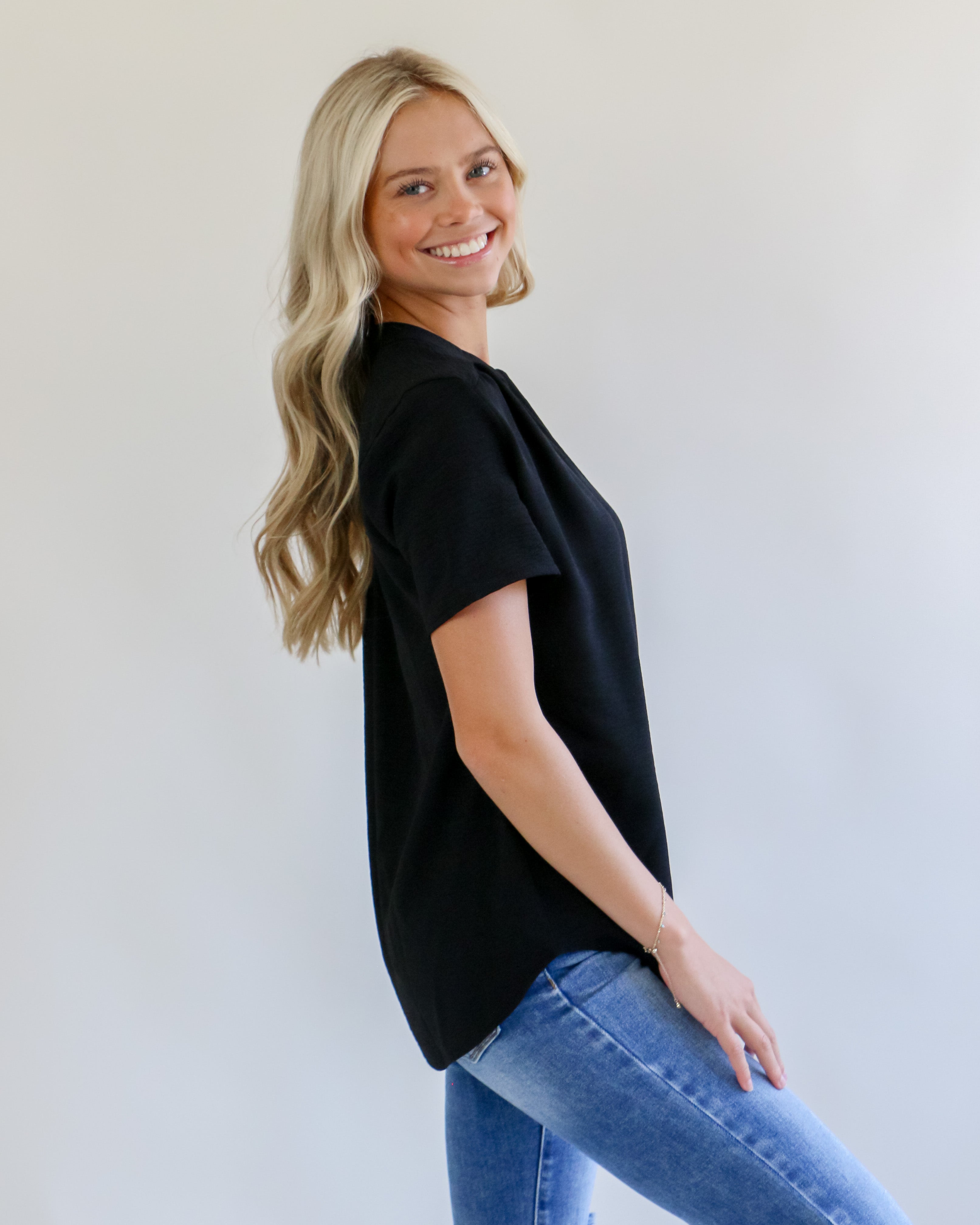 First Date Top in Black