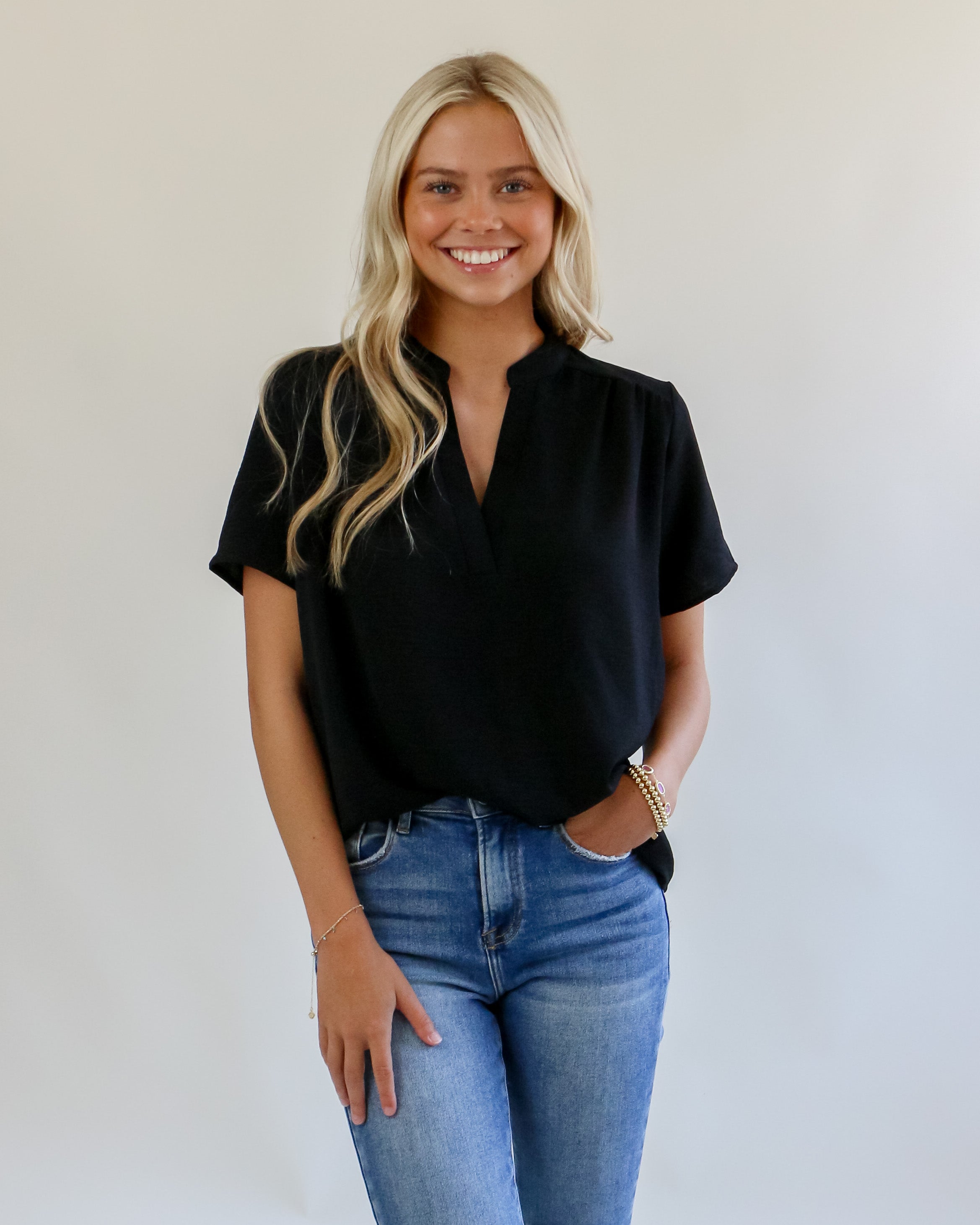 First Date Top in Black