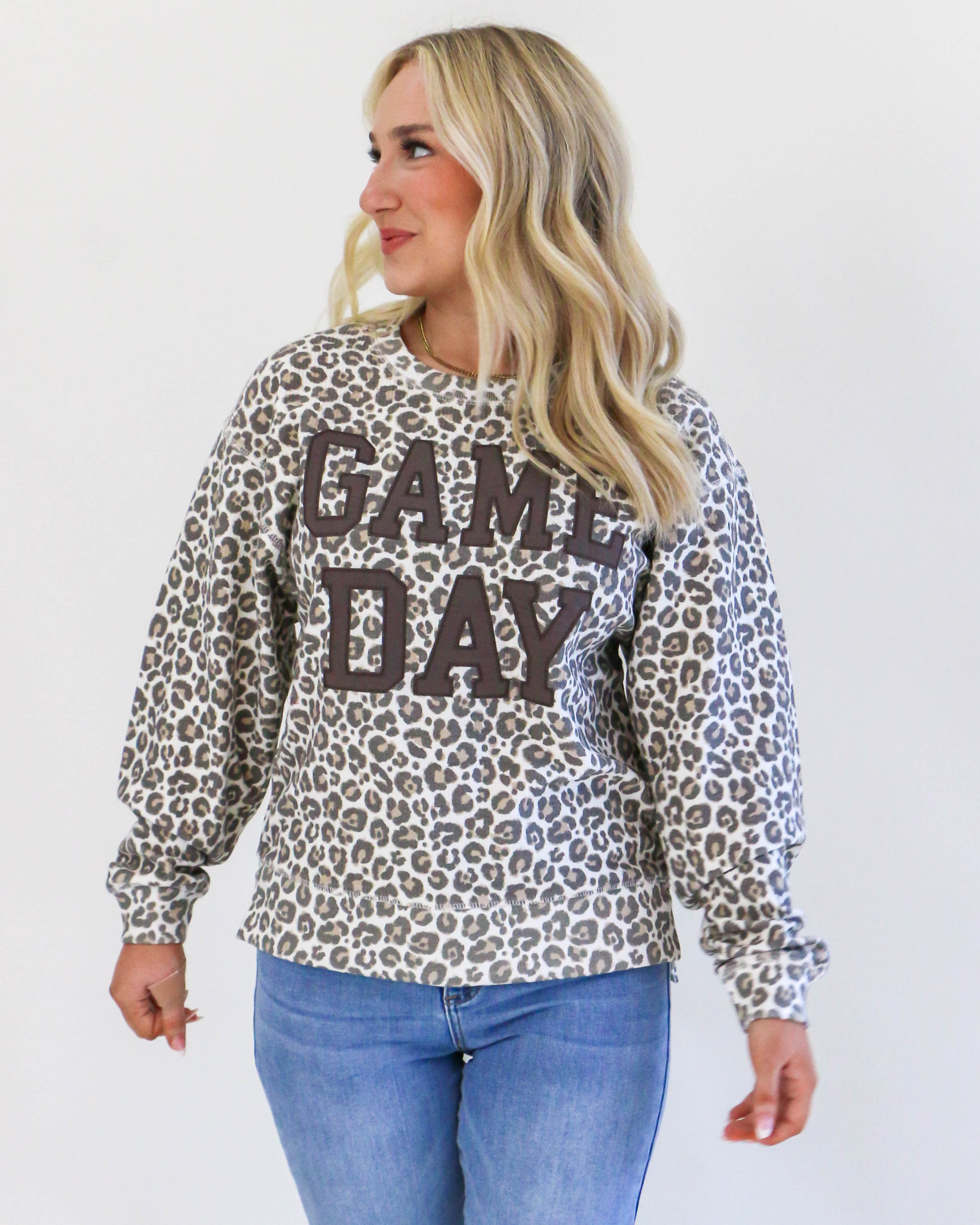 GAMEDAY Leopard Pullover