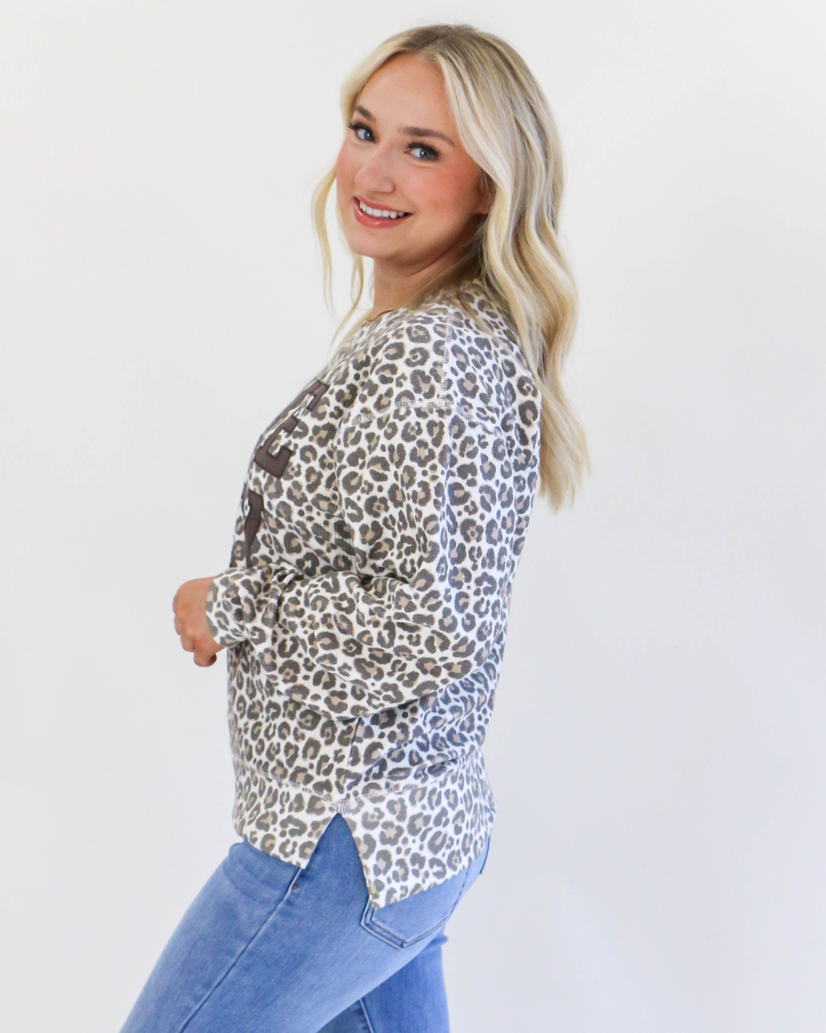 GAMEDAY Leopard Pullover