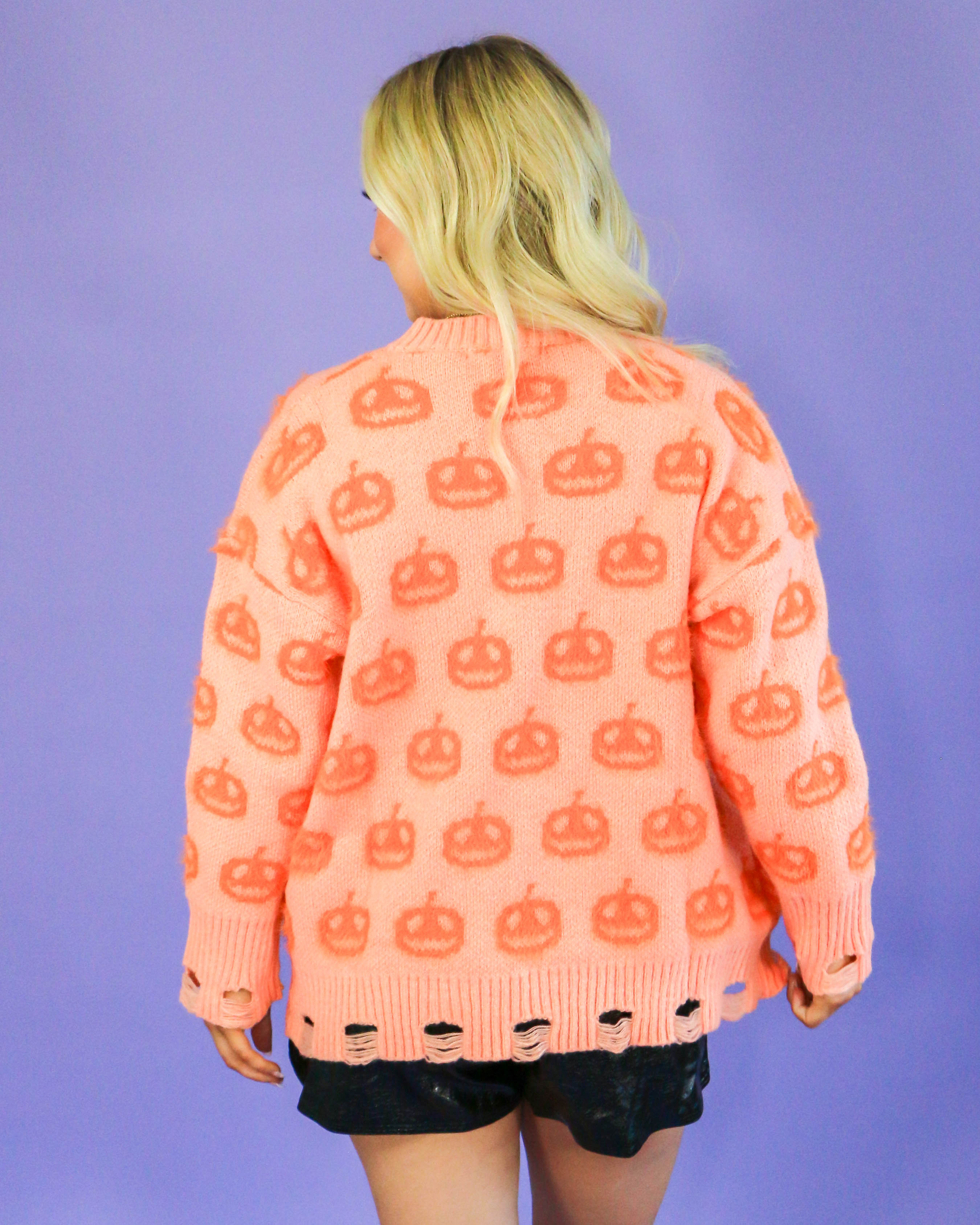 Orange Pumpkin Sweater