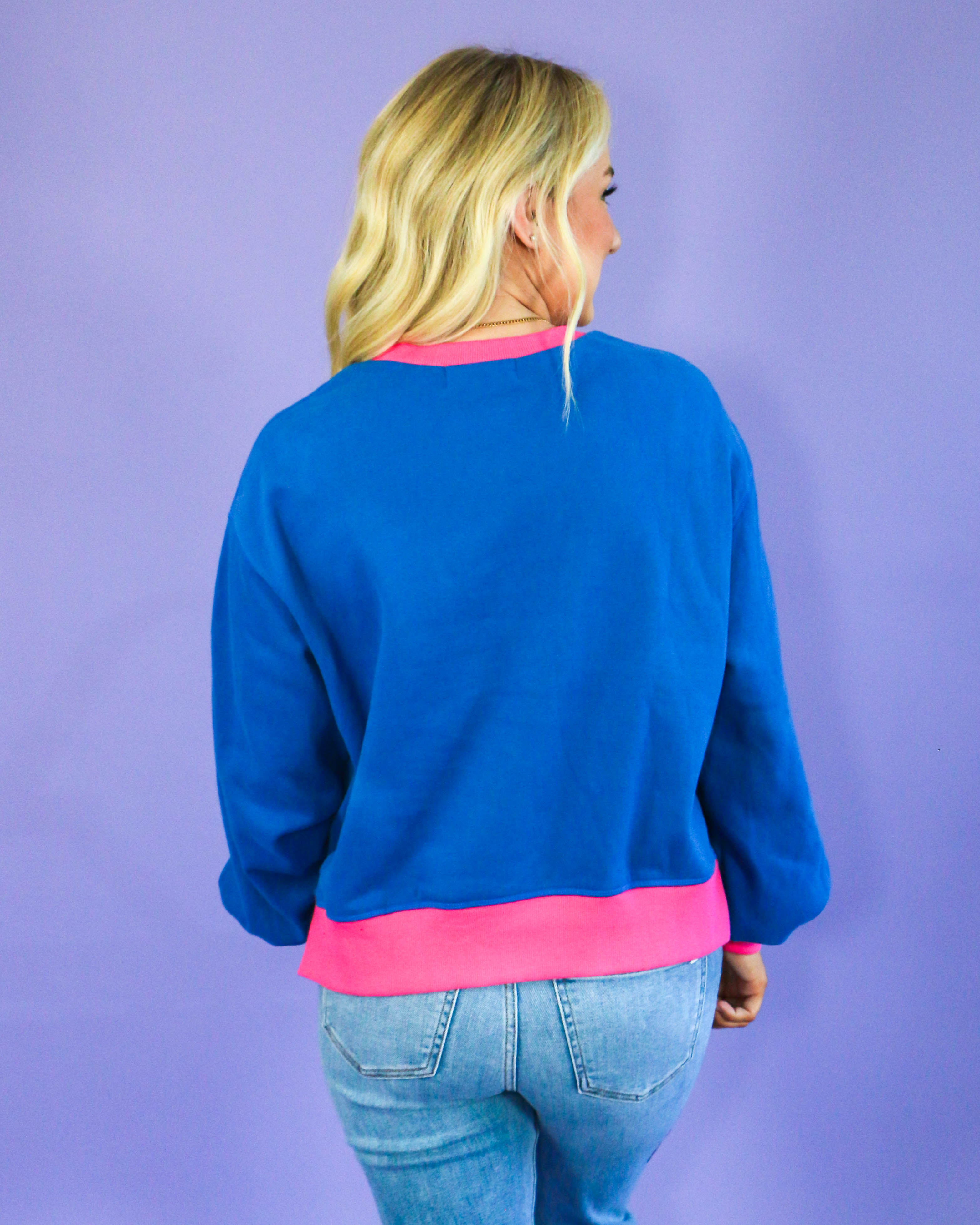 FALL Blue Sweatshirt