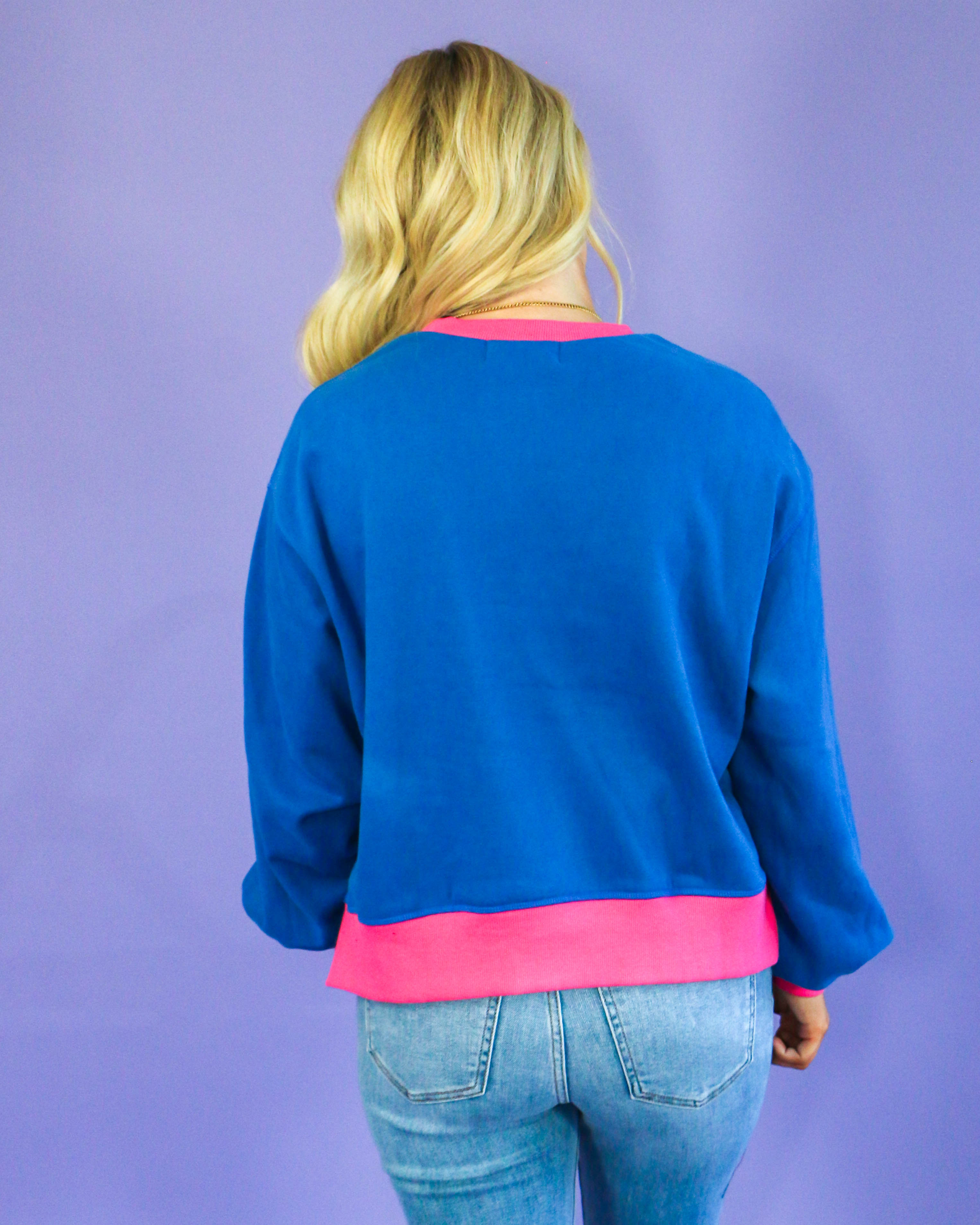 FALL Blue Sweatshirt