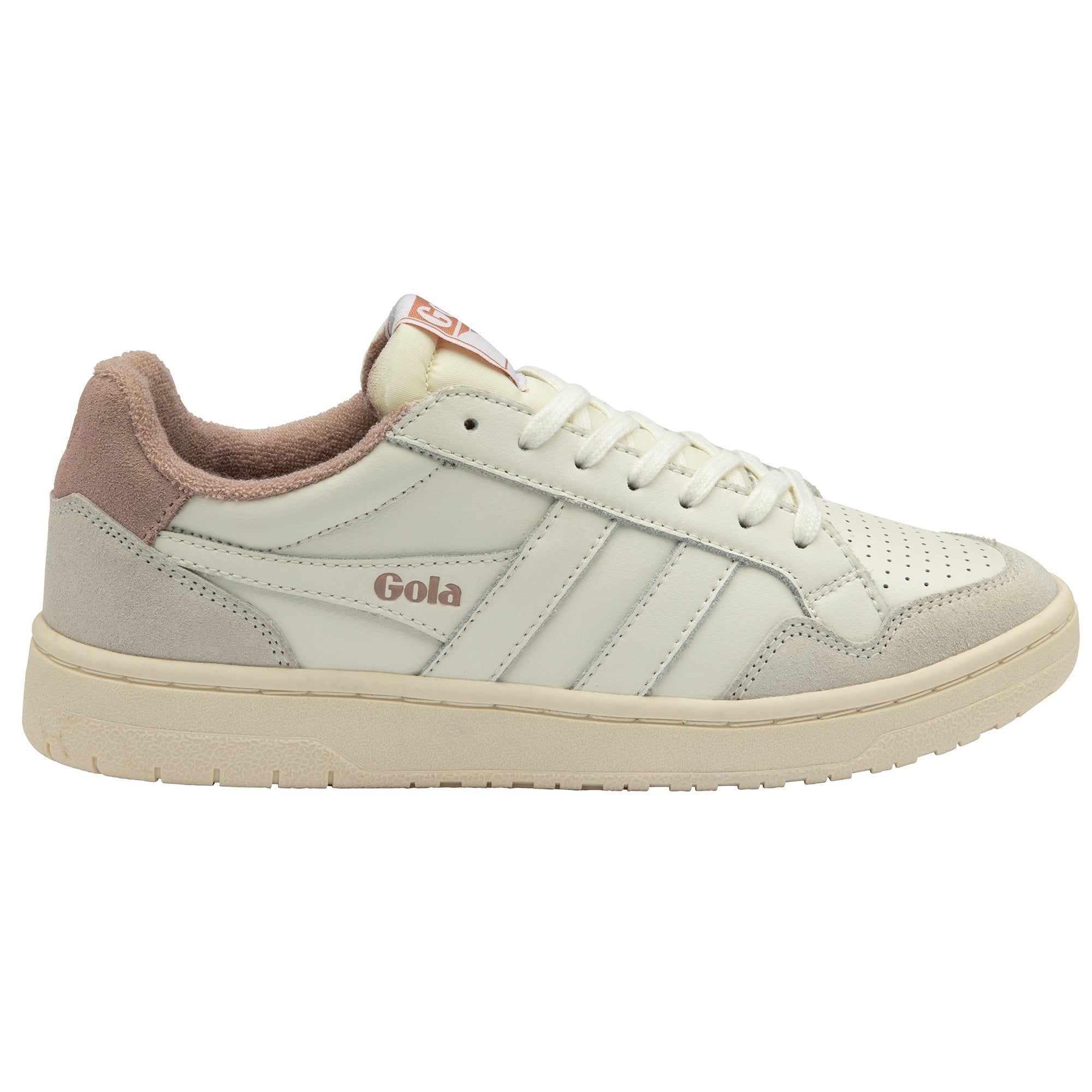 Gola Eagle Sneaker in Off White/Peony