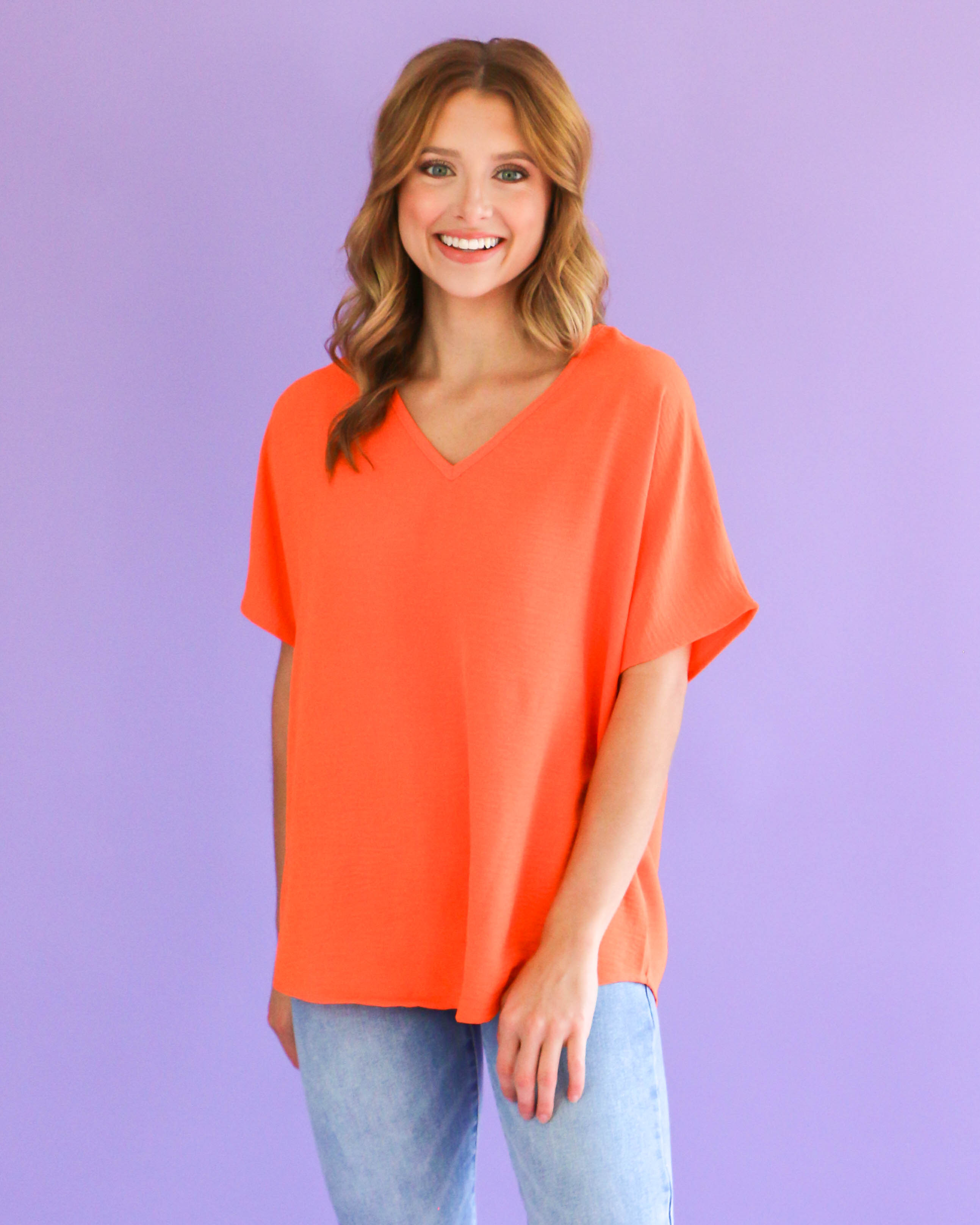 Easy Days Top in Orange