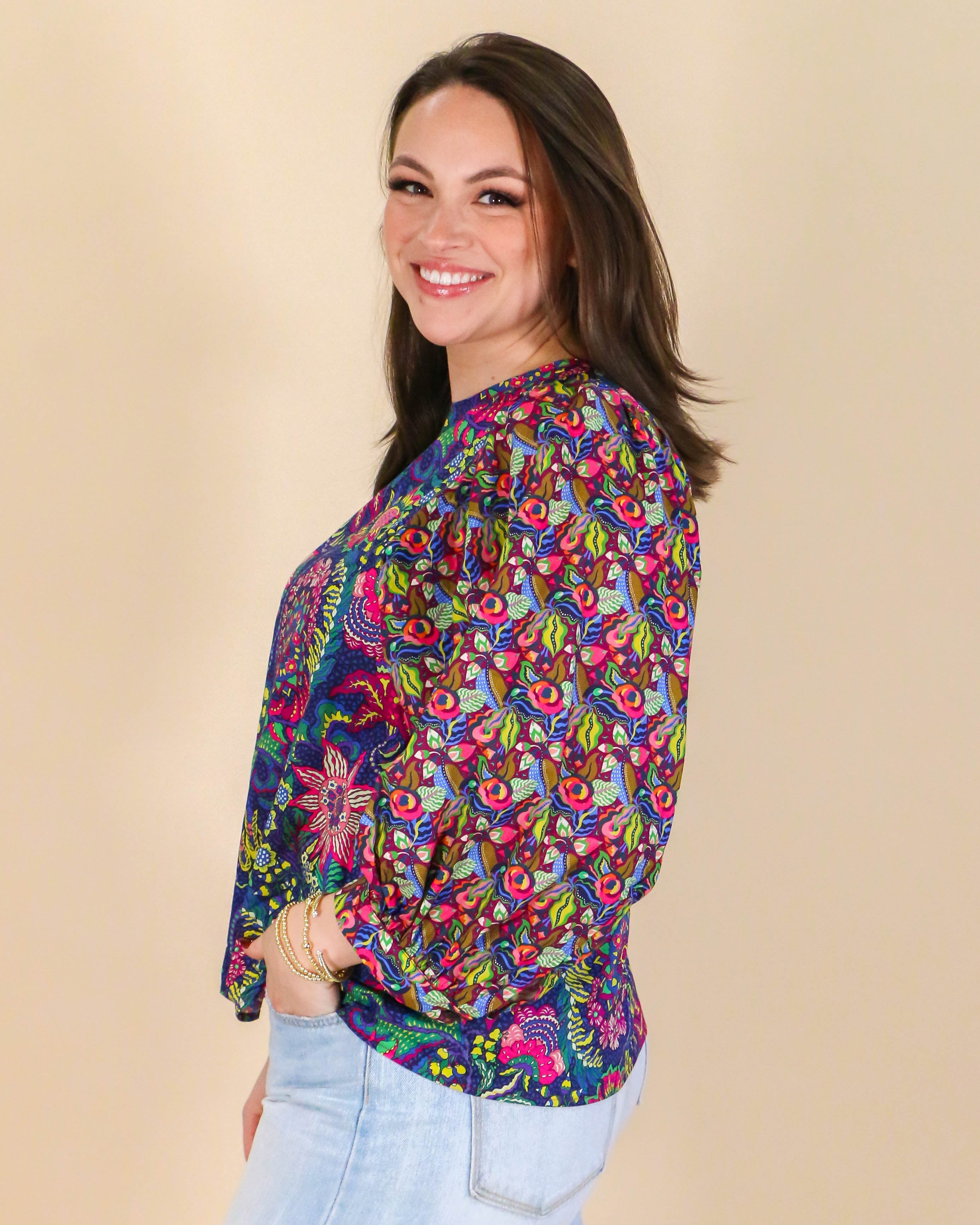 Blue Botanica Top