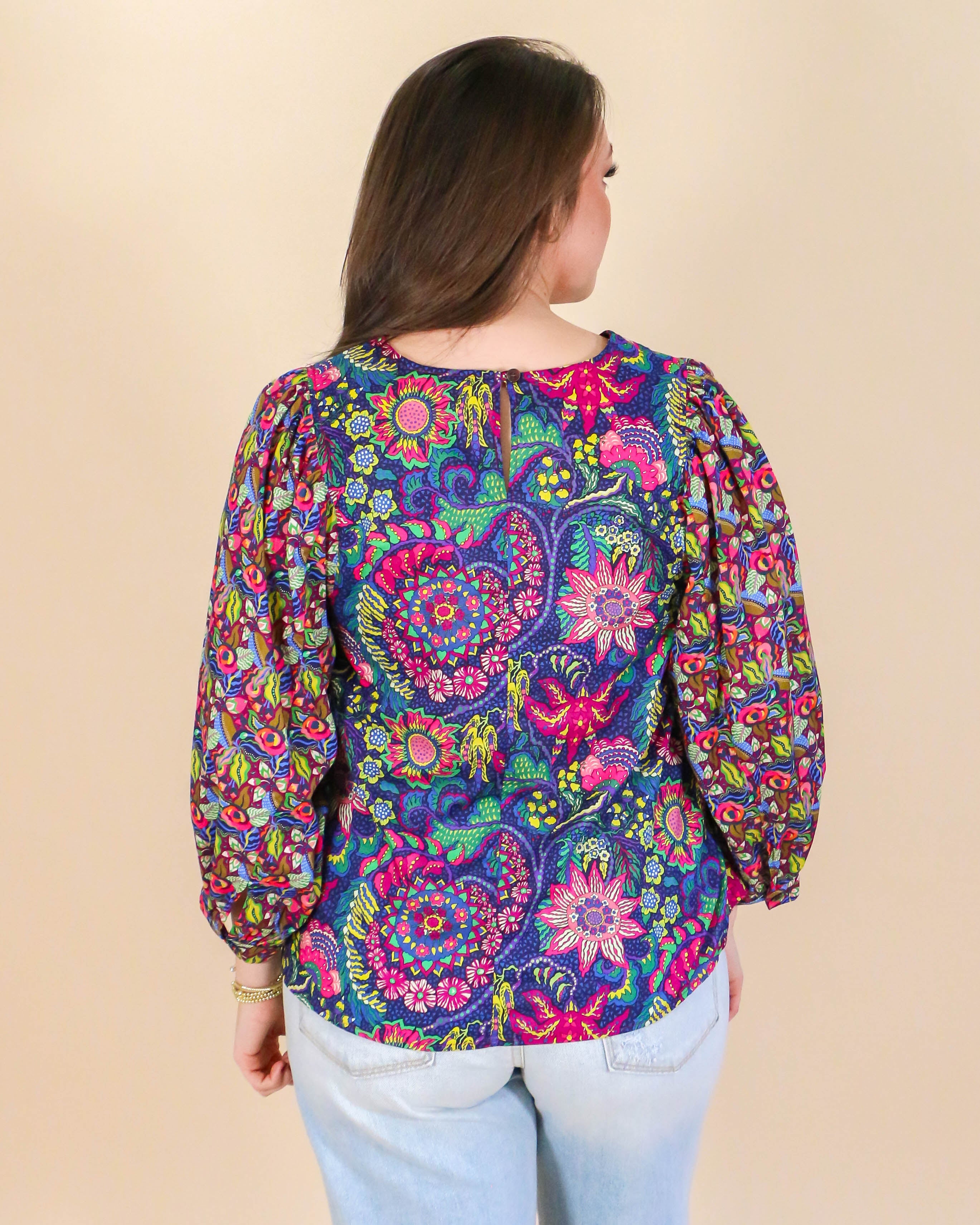 Blue Botanica Top