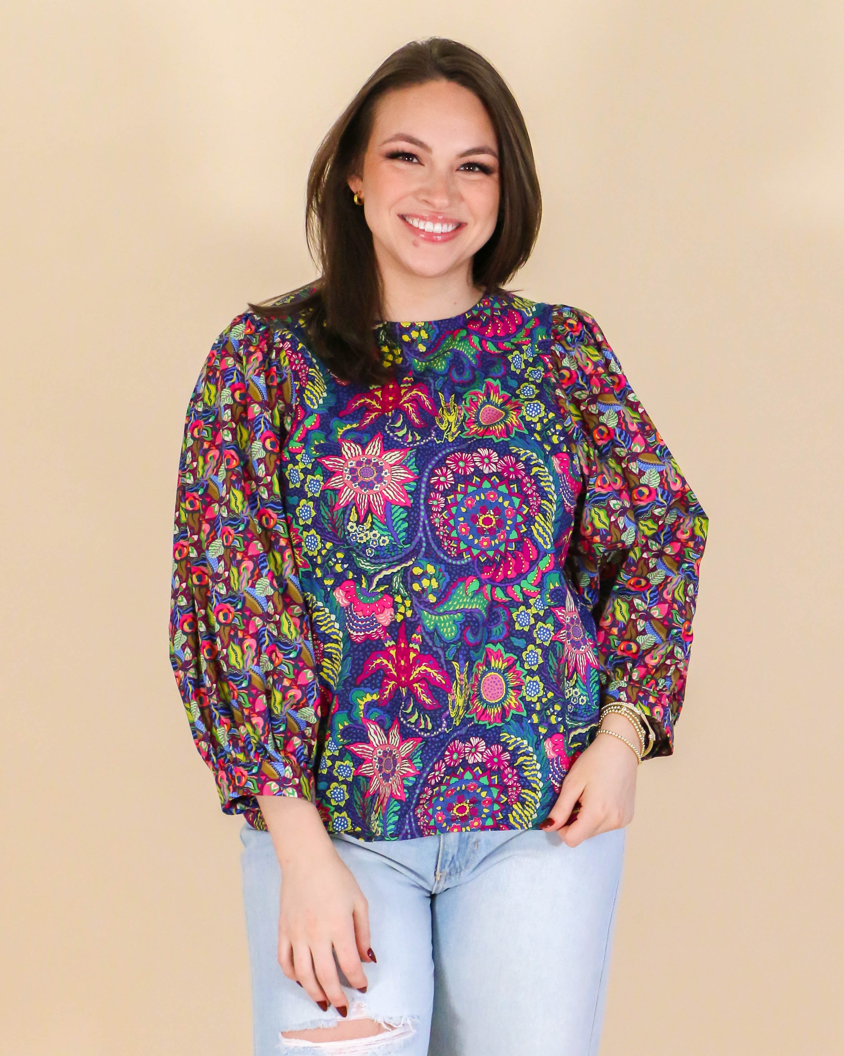 Blue Botanica Top