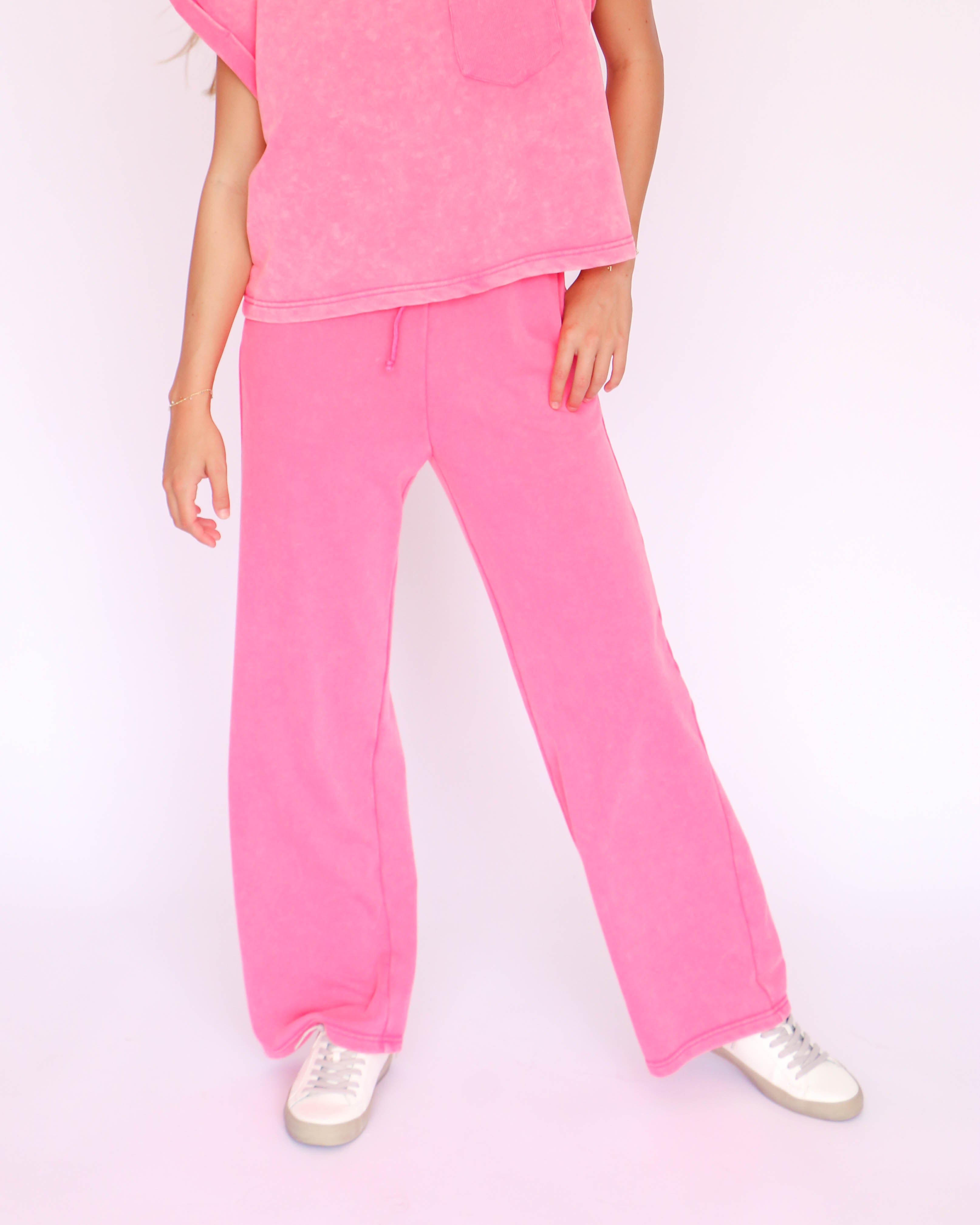 Pink Pants Lounge Set