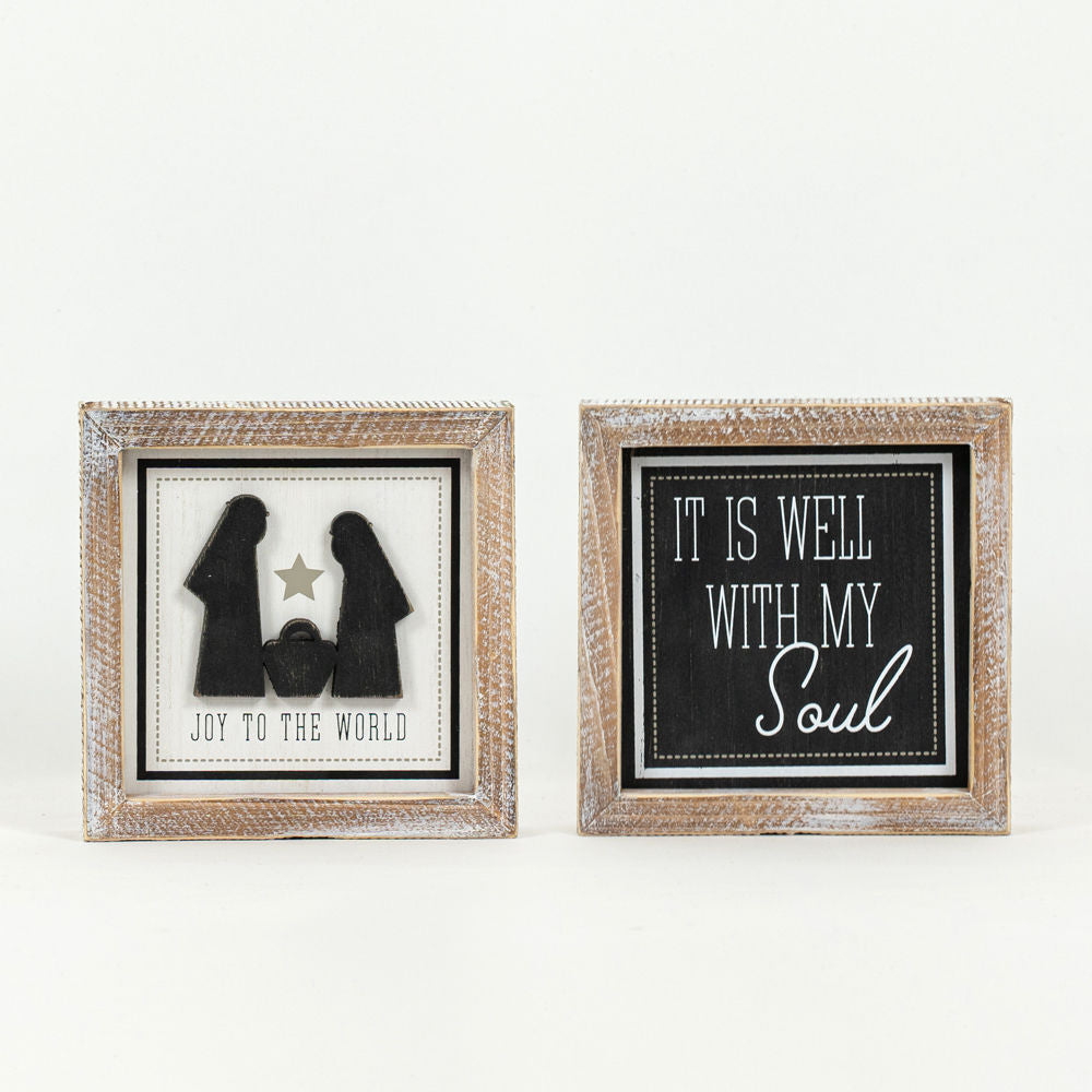 It is well with my soul reversible plaque