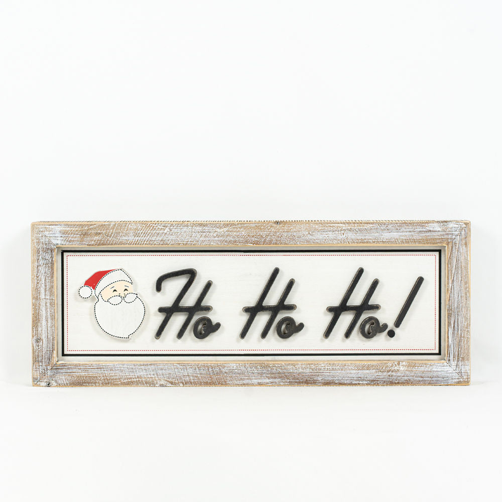 Reversible Santa Sign