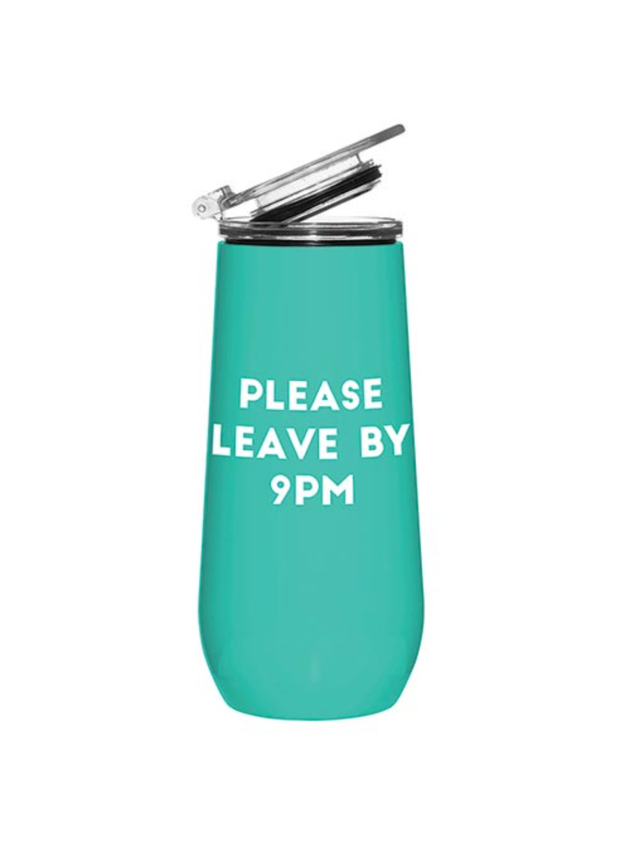 Leave by 9 12oz Champagne Tumbler